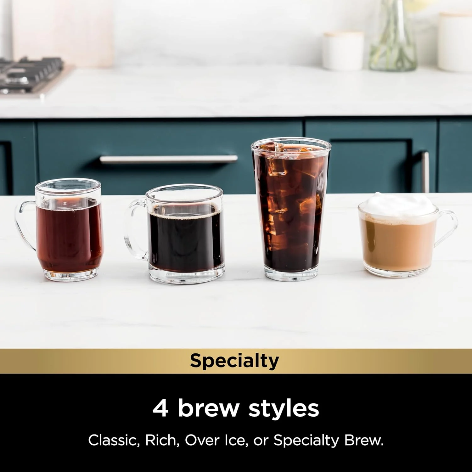 Coffee Maker Single Serve 56oz Removable Reservoir