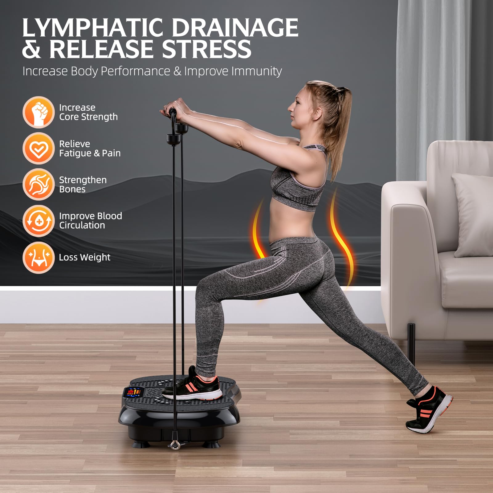 Vibration Plate Exercise Machine, PBYRD Lymphatic Drainage Machine