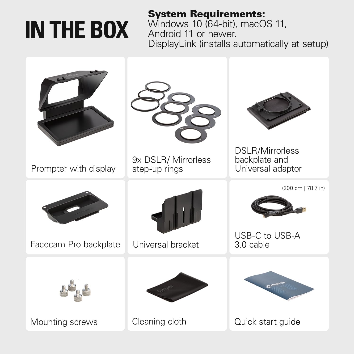 Prompter – Teleprompter with Built-In Screen