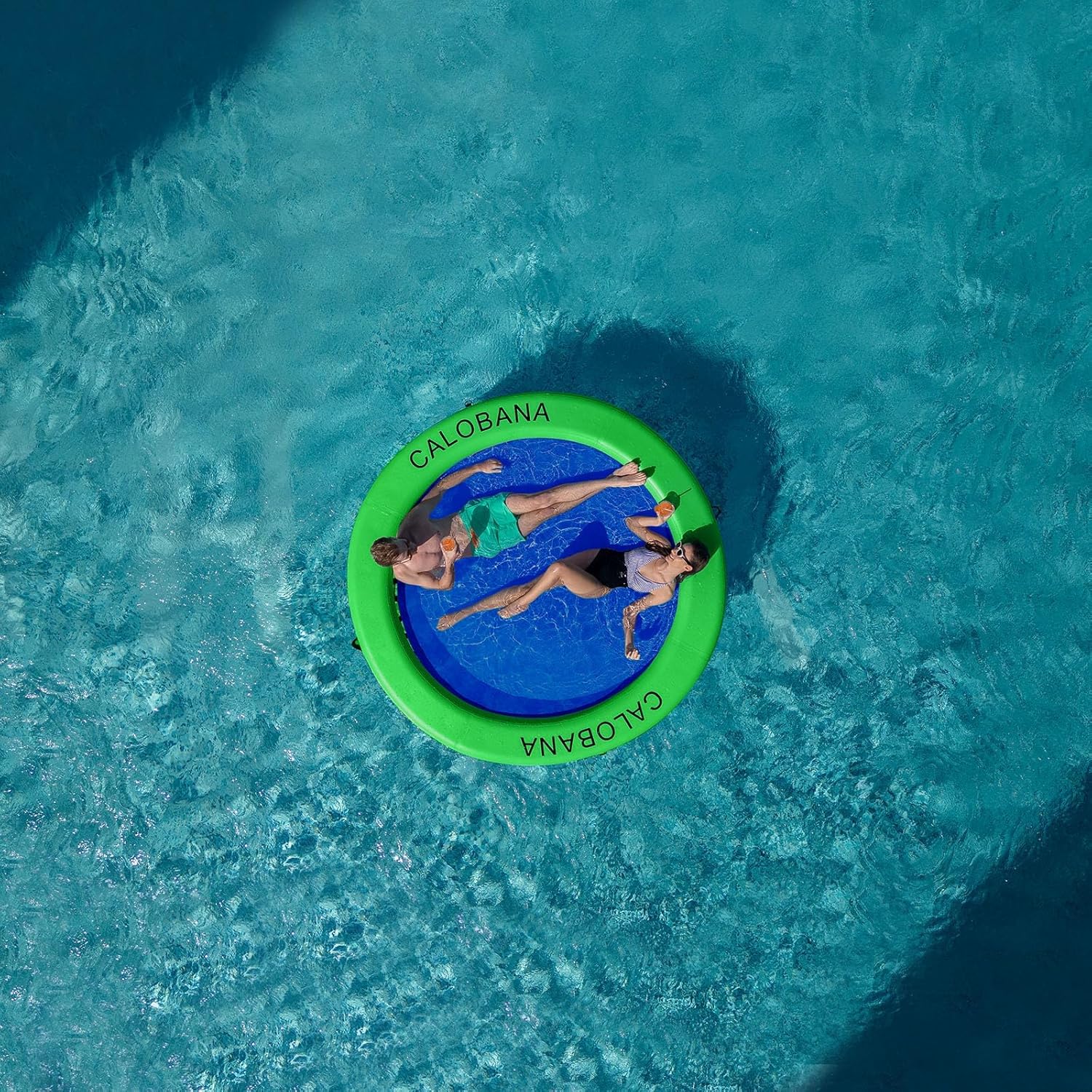 Round Floating Ring Hammock - Heavy Duty Inflatable Raft