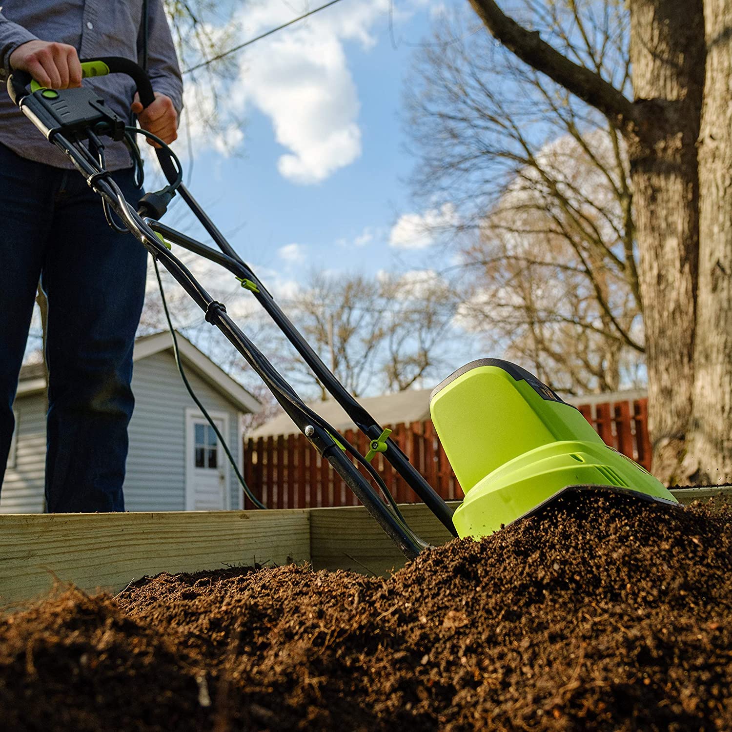 Earthwise 7.5-Inch 2.5-Amp Corded Electric Tiller