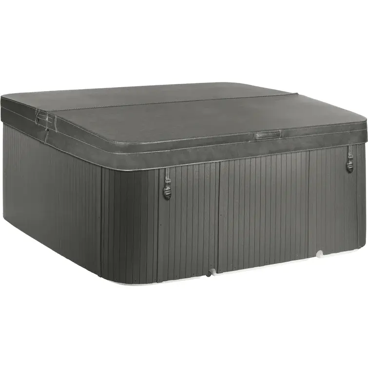 Lifesmart Spas LS700DX 230 Volt 7-Person 90-Jet Square Hot Tub with Ozonato