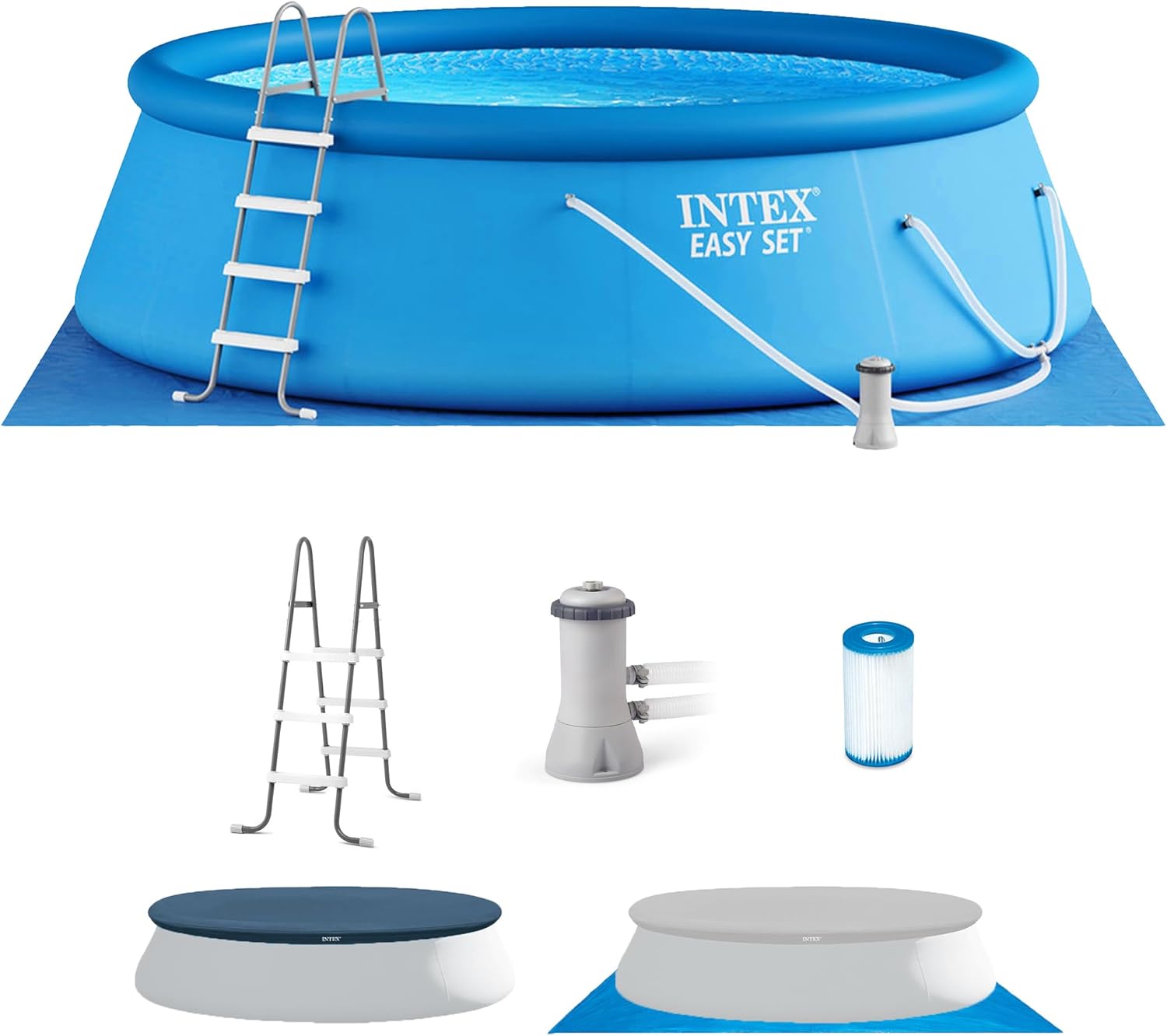 28167Eh Easy Set Inflatable Pool 15ft x 48in