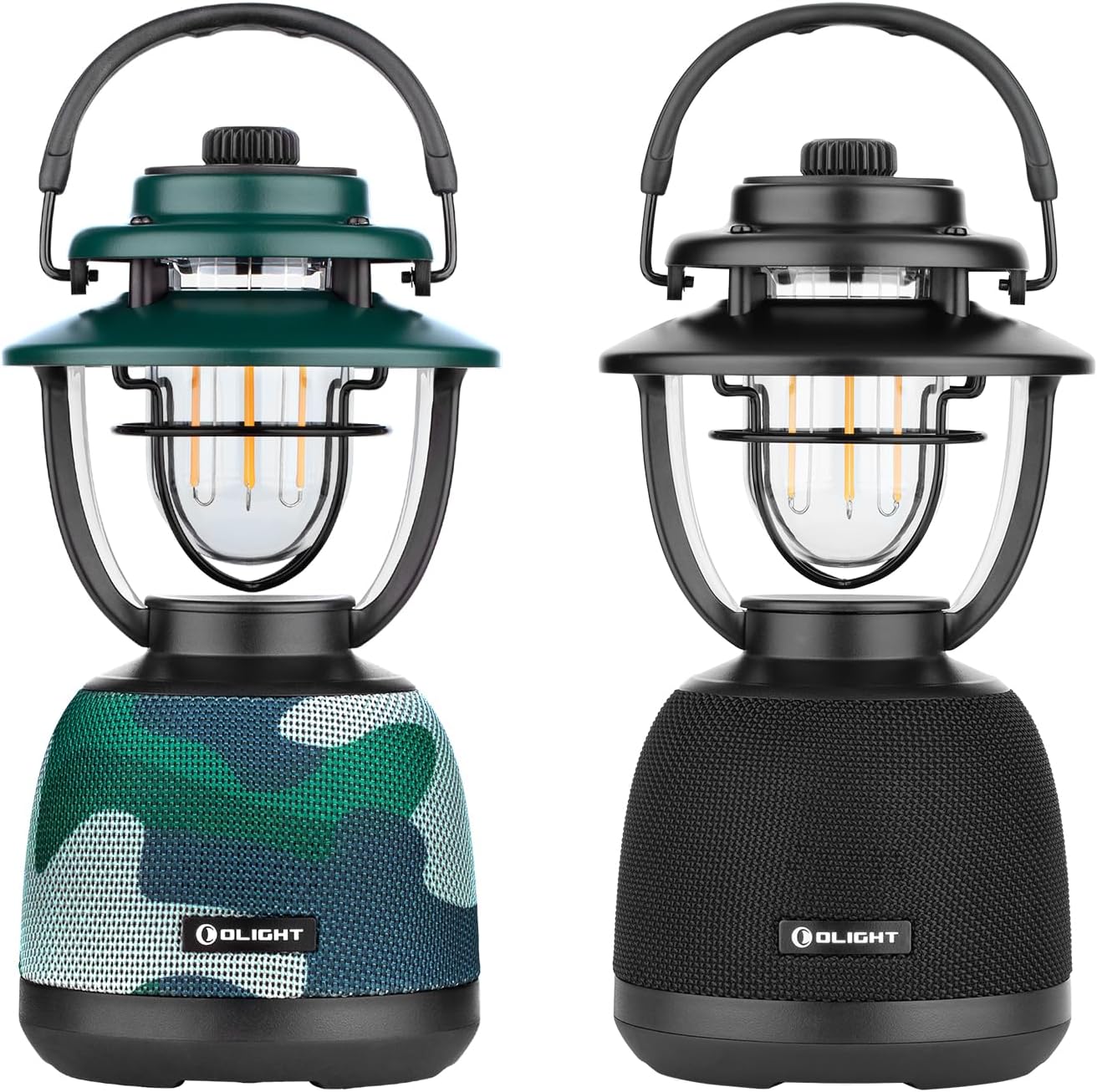 2025 Rechargeable Camping Lantern Lamp with Bluetooth Speakers Camouflage Bundle Olantern Music Rechargeable Camping Lantern Lamp with Bluetooth Speakers Black