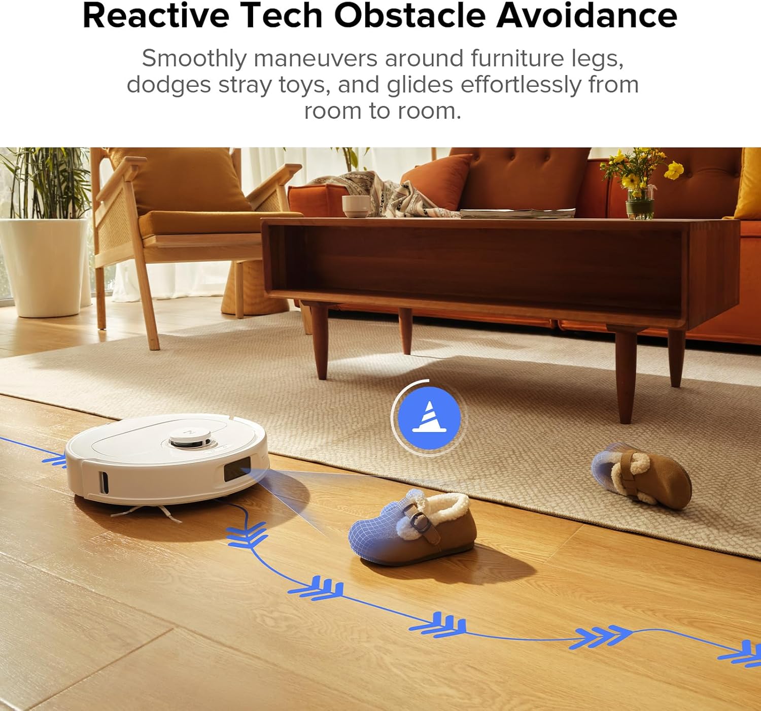 Qrevo Pro Robot Vacuum and Mop with FlexiArm Design Edge Mopping, Dynamic Hot Water Mop Washing and Auto Mop Drying, Intelligent Dirt Detection, 7,000 Pa Suction, Ideal for Carpets