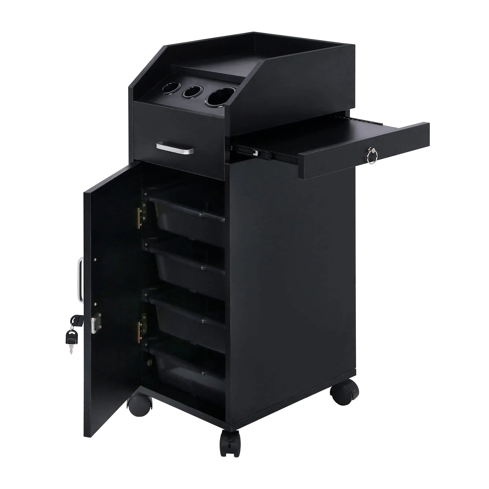 Winado Hair Salon Storage Cart with Wheels