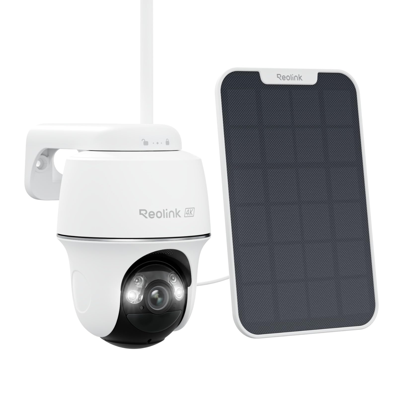 REOLINK Security Camera Wireless Outdoor, Pan Tilt Solar Powered