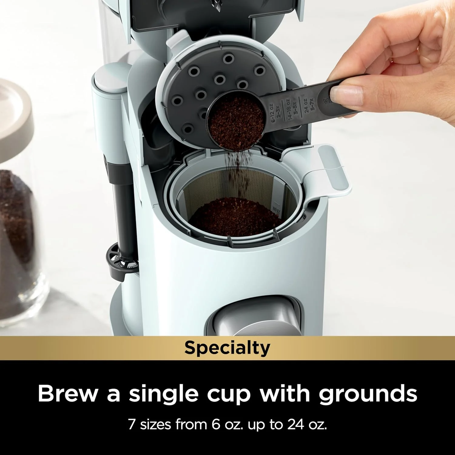 Coffee Maker Single Serve 56oz Removable Reservoir
