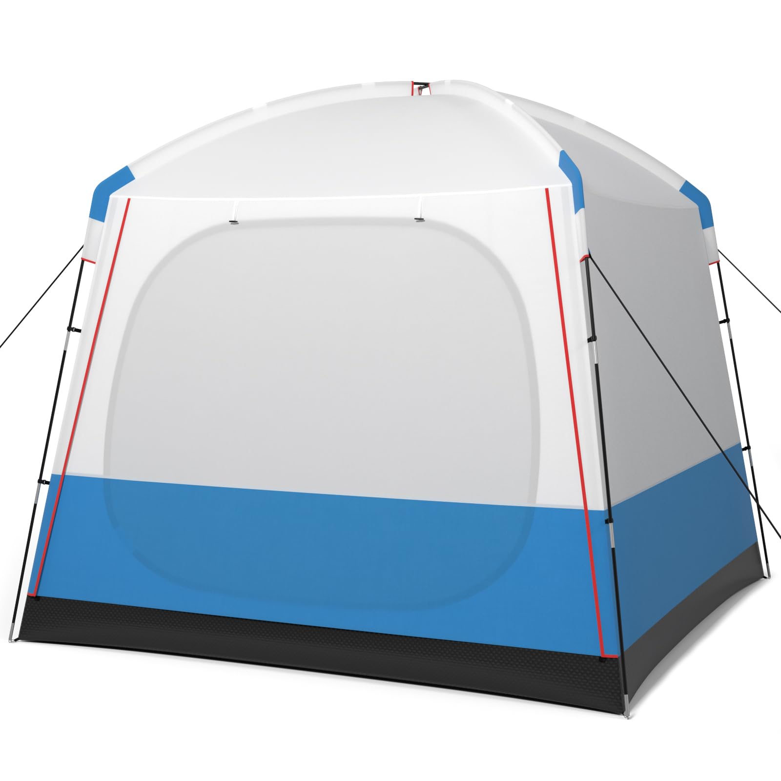 2025 Camping Tent for 3-5 People, Portable Cabin Shelter w/Large Double-Layer Mesh Front Door