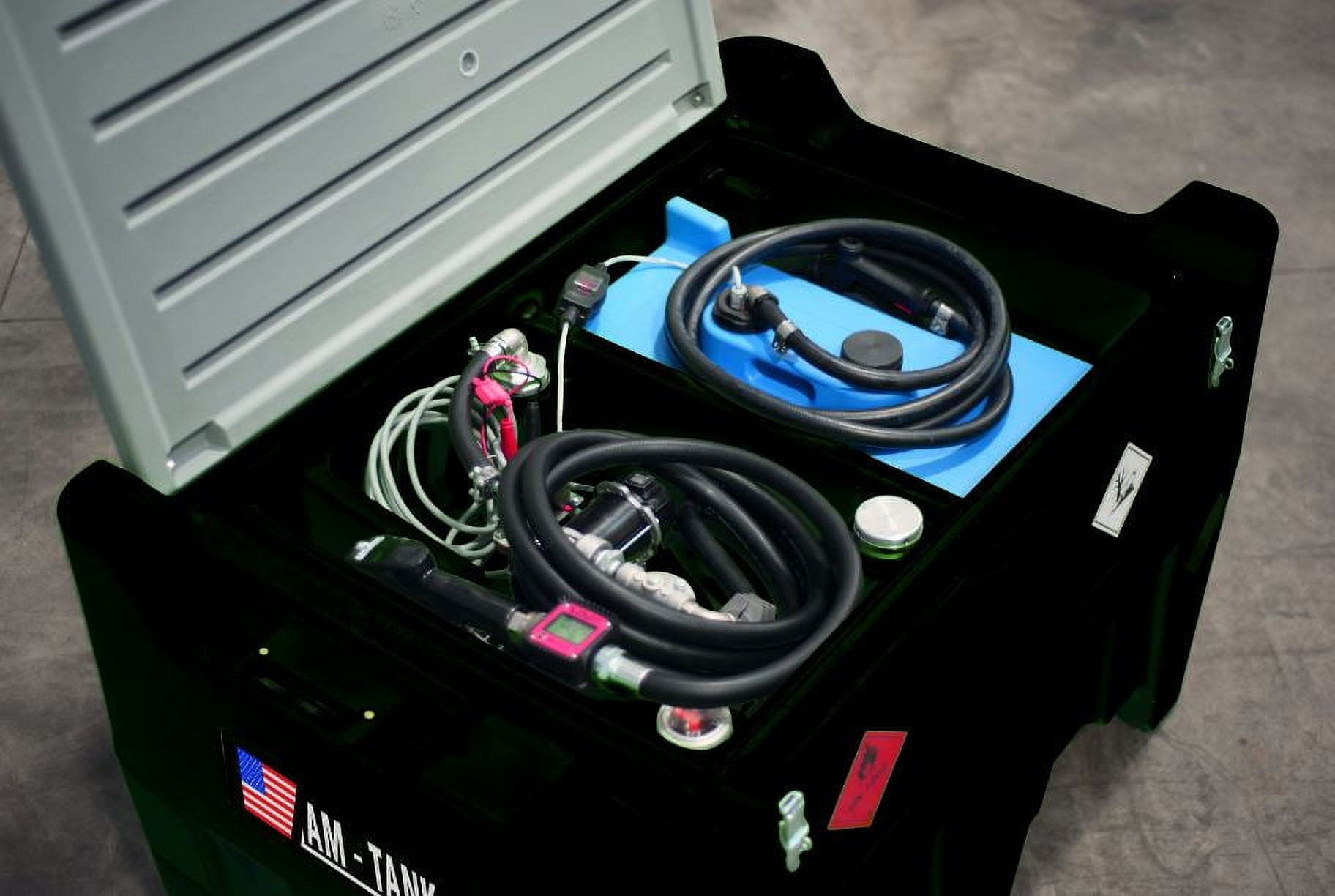 AM-TANK 105gl DIESEL + 13gl DEF COMBO Portable Tank with 12V Pumps