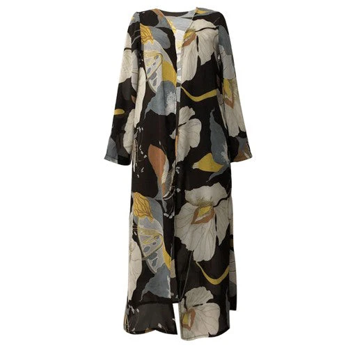 Clementine Printed Chiffon Cardigan