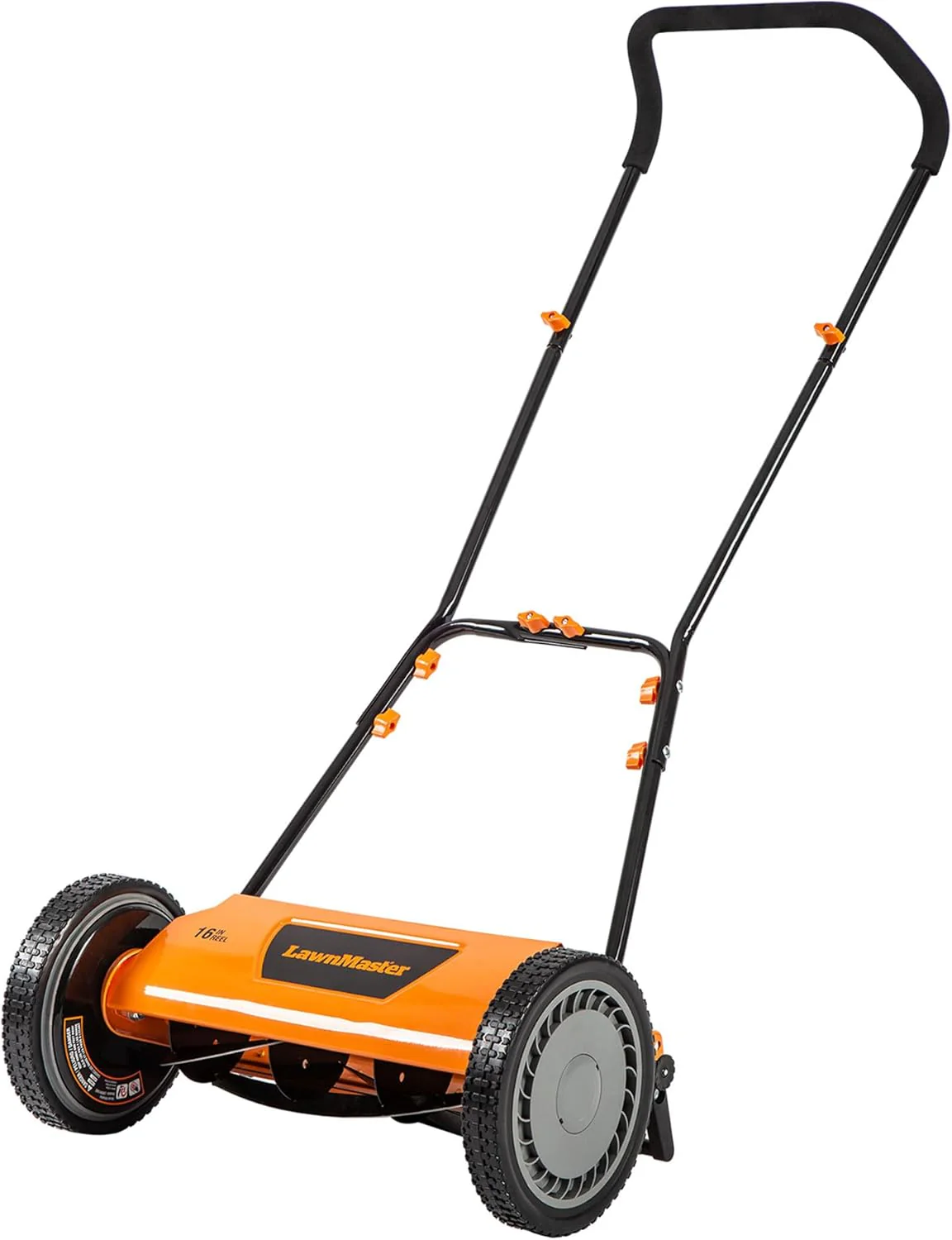 LawnMaster LMRM1801 Push Reel Lawn Mower 18-Inch 5-Blade