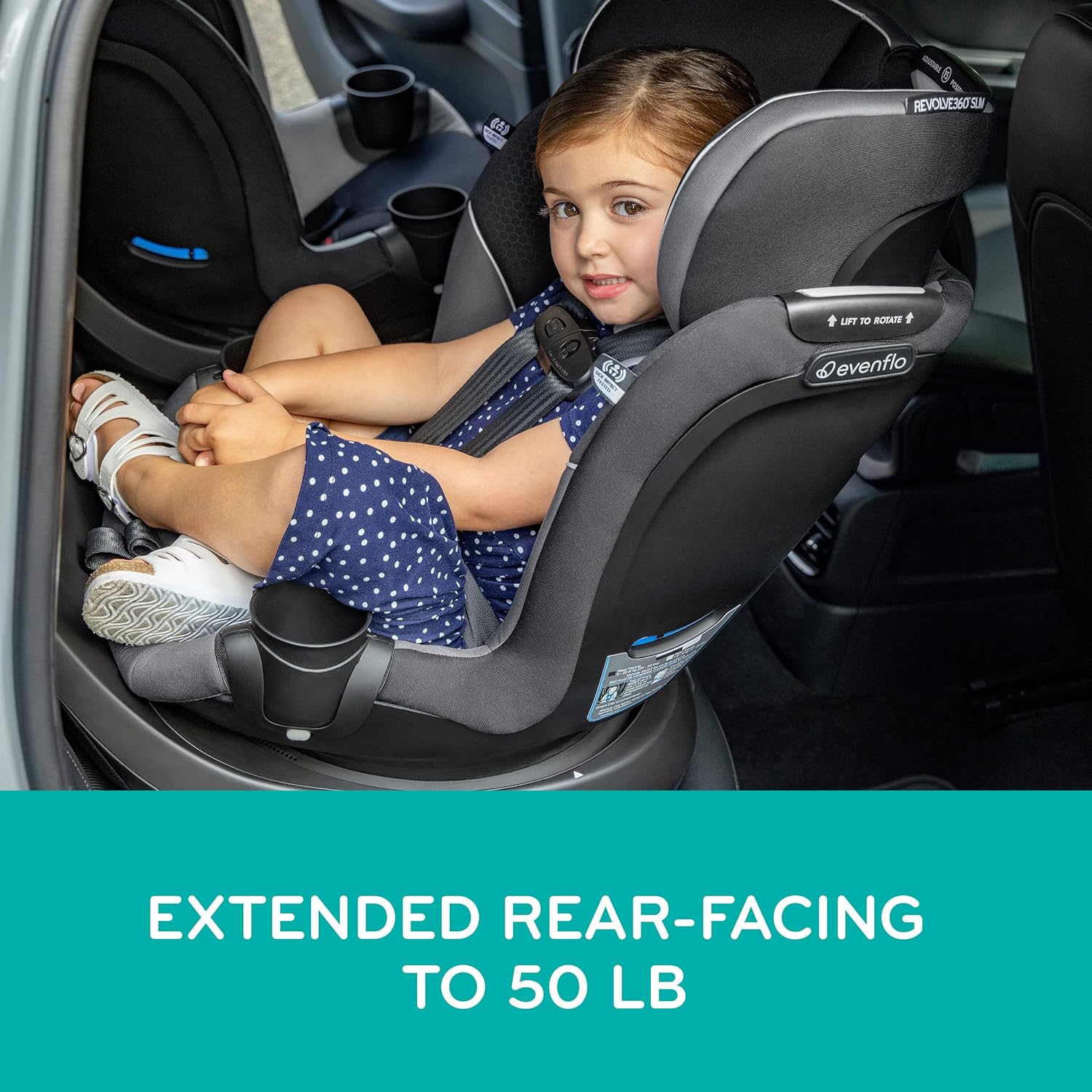 Revolve360 Slim 2-In-1 Rotational Car Seat