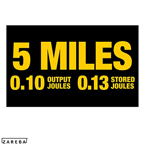 Zareba ESP5M-Z Solar Powered Low Impedance Electric Fence Charger - 5 Mile Solar Powered Electric Fence Energizer