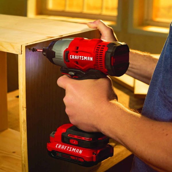20-volt Max 1/4-in Variable Speed Cordless Impact Driver (1-Battery Included)