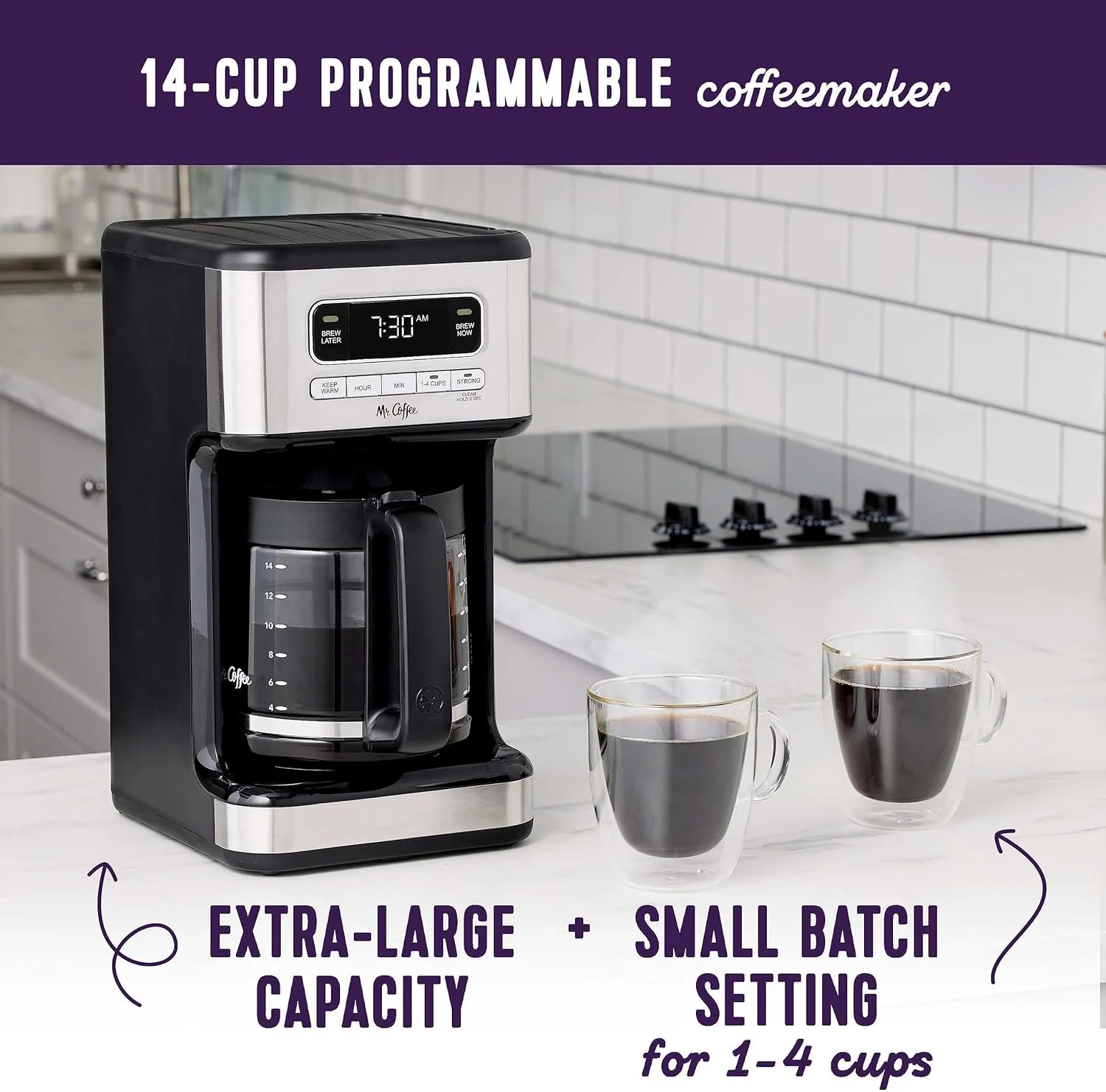 Mr. Coffee® 14-Cup Programmable Coffee Maker