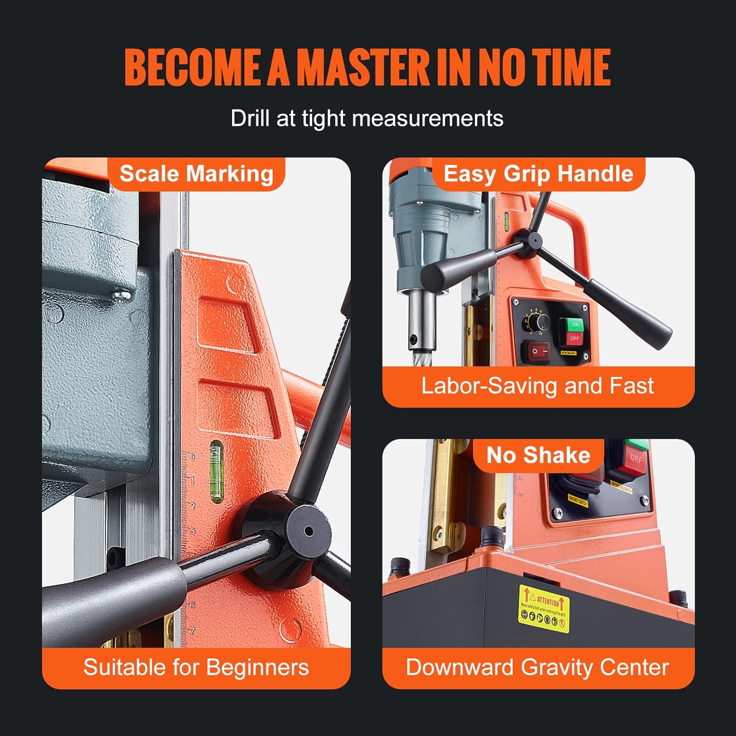 Mag Drill Press, 1550W 2