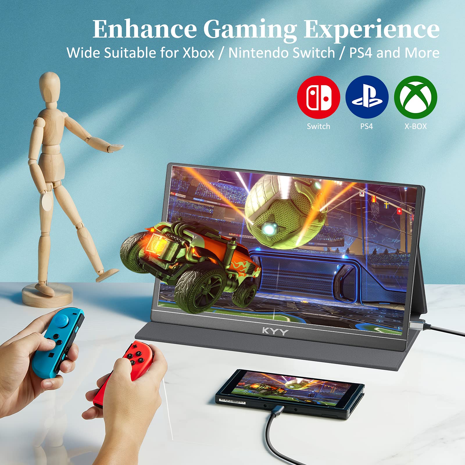 KYY Portable Monitor 15.6