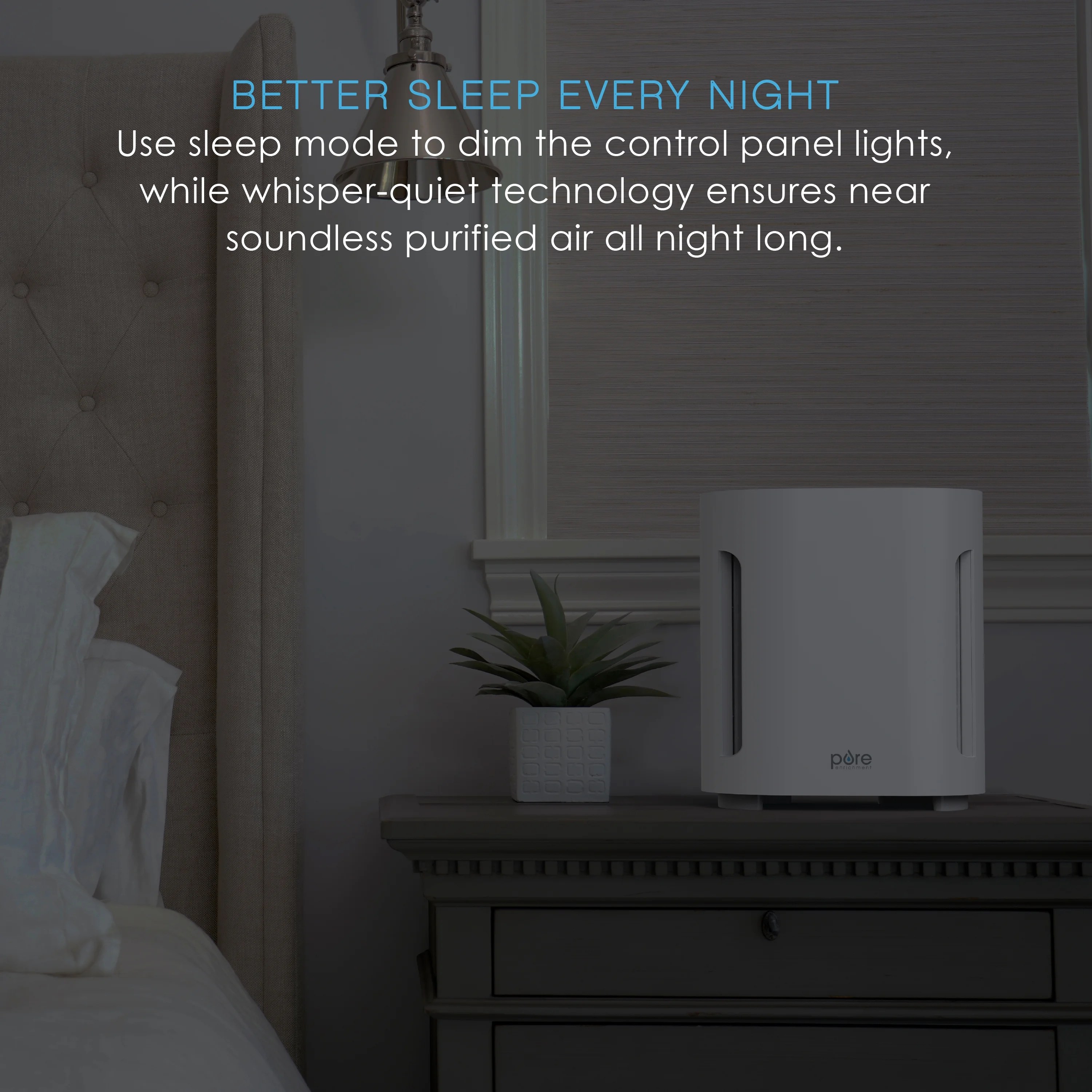 Pure Enrichment Zone 3-in-1 True HEPA Air Purifier