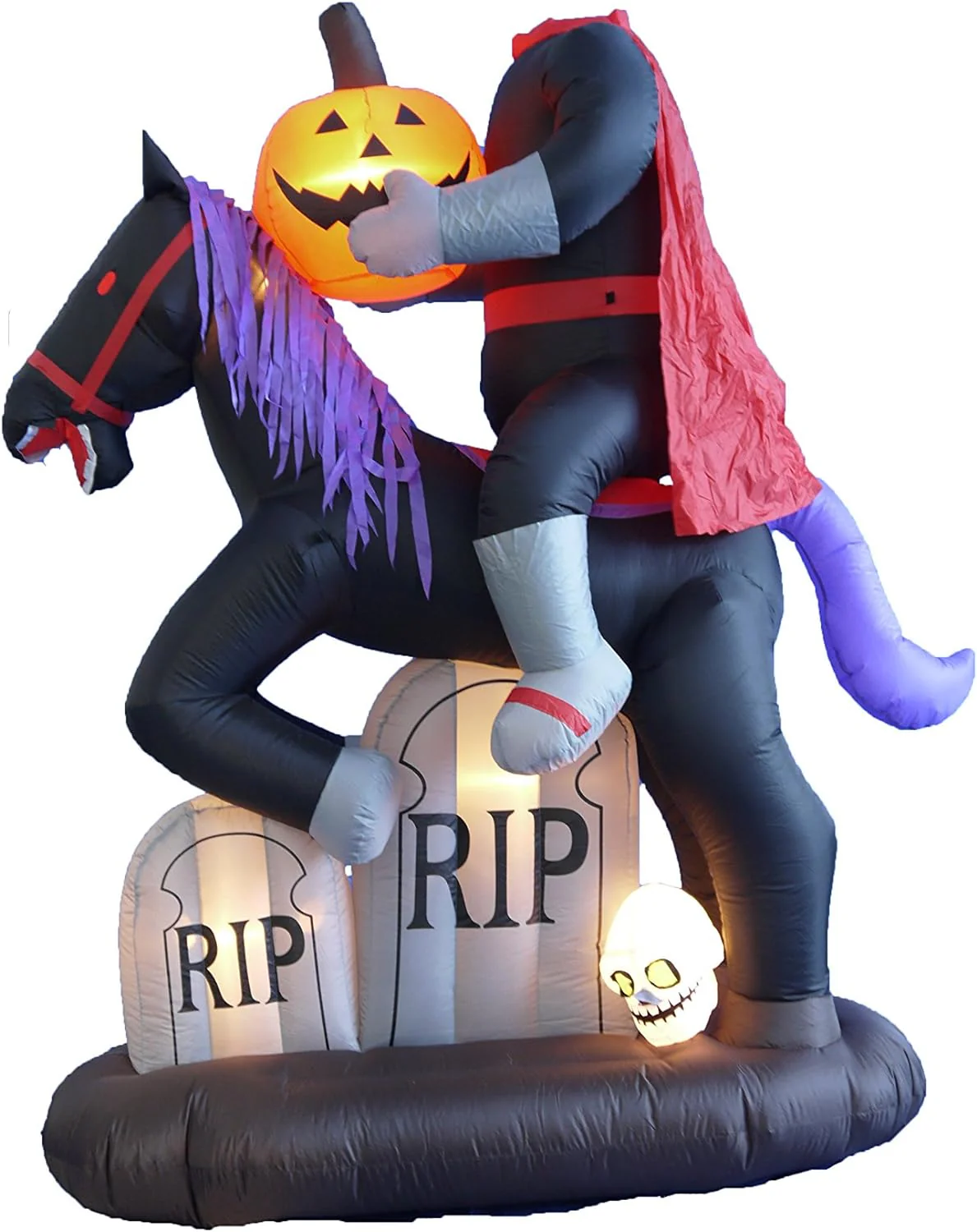 2025 6.5ft tall Halloween inflatable headless horseman