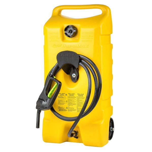 14 Gal Diesel Fuel Tank Container Pump, 2 Pack, Yellow