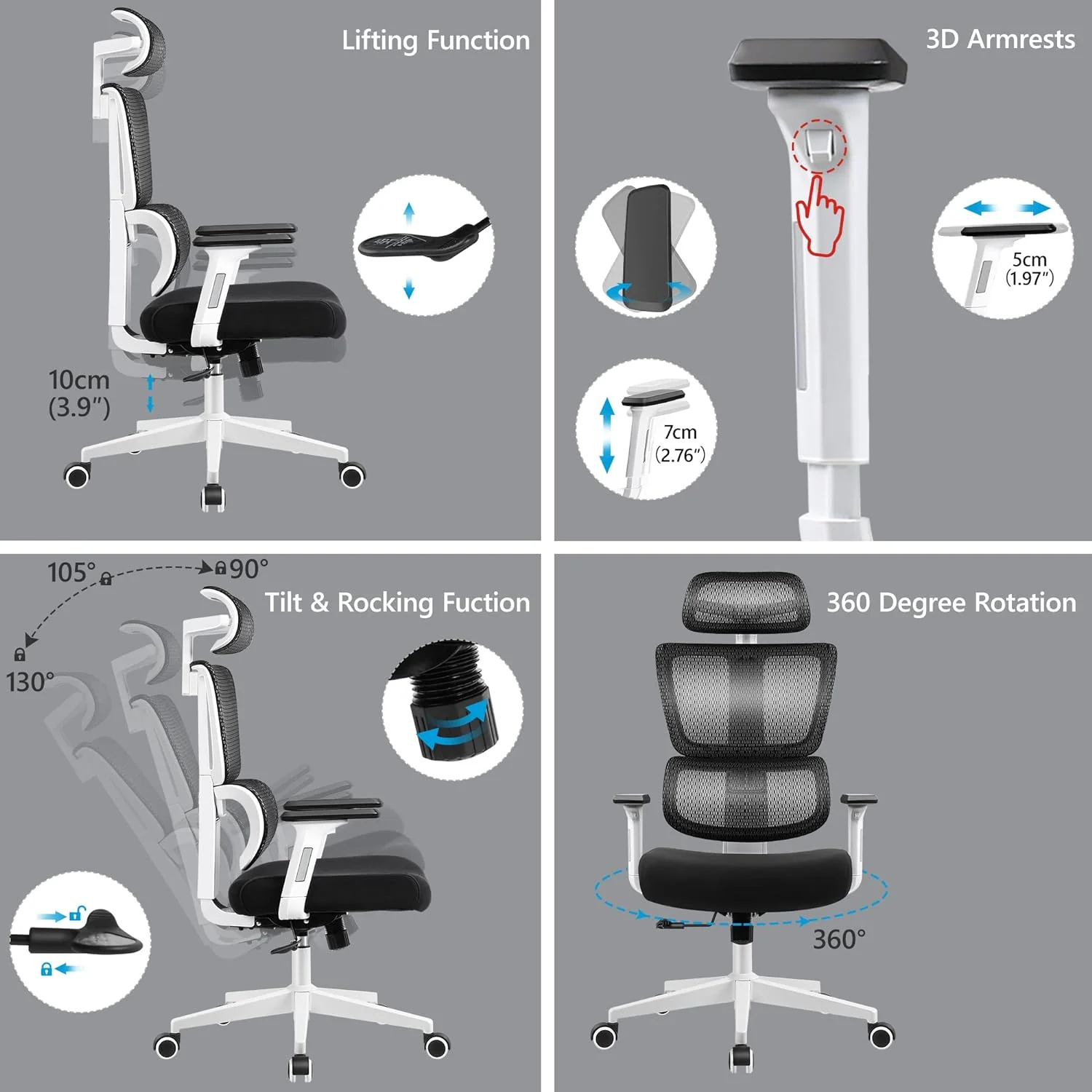 2025 Gaming chair ergonomic office chair