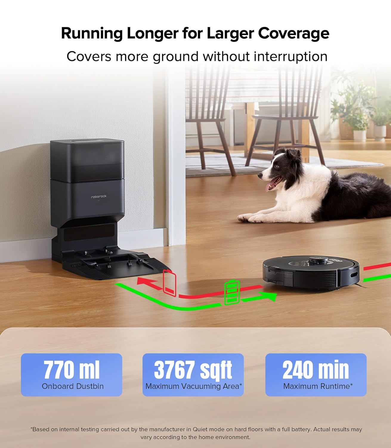 Q5 Max+ Robot Vacuum with Self-Empty Dock