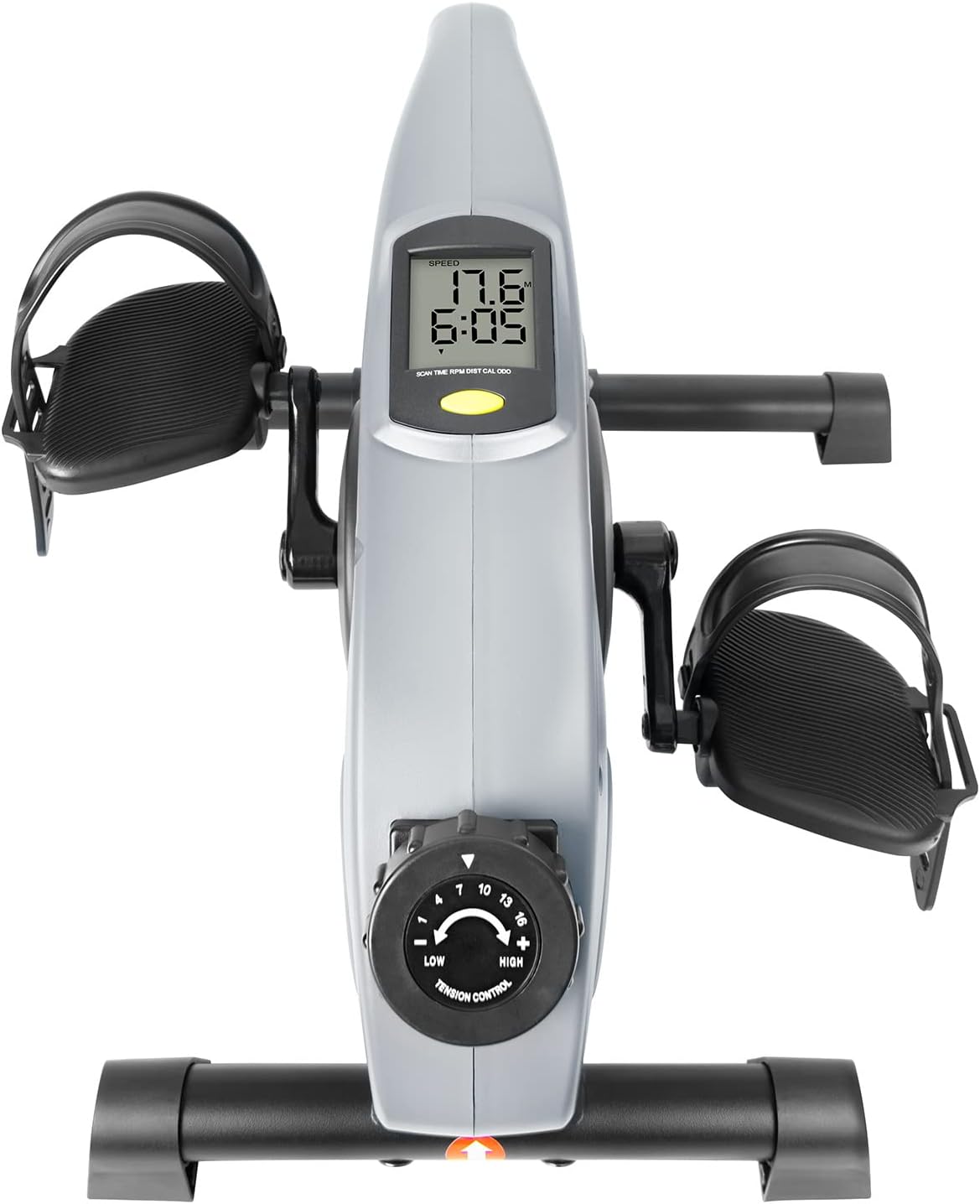Desk Bike Pedal Exerciser with Electronic Display for Indoor Physical Therapy