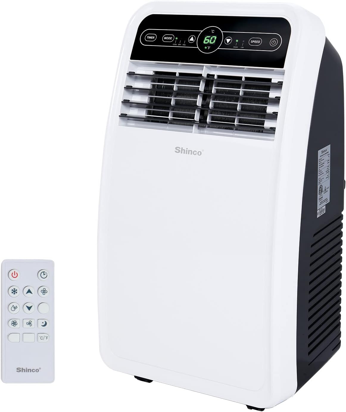 12,000 BTU Portable Air Conditioner with Remote Control