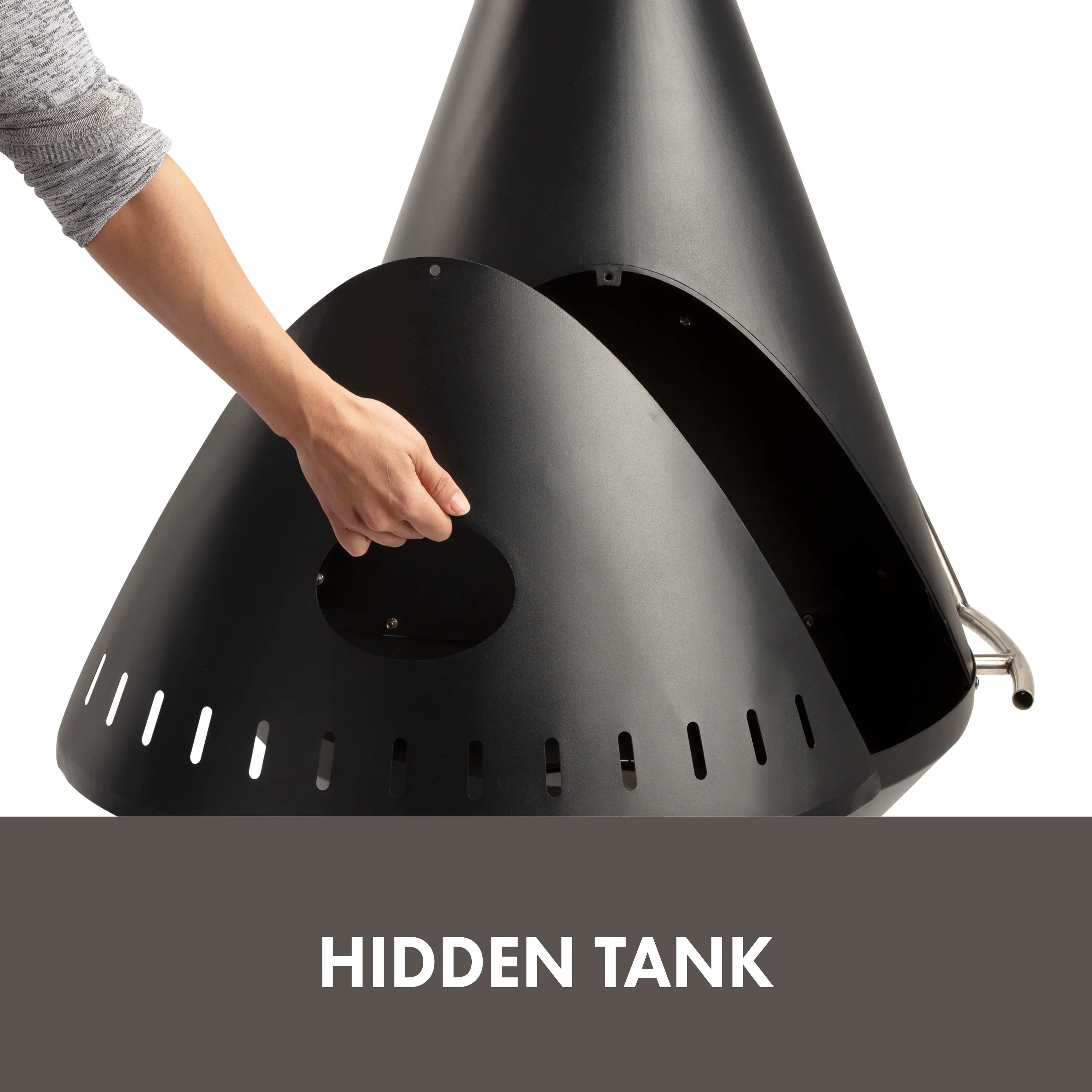 Cuisinart – Chimenea Propane Fire Pit – Black