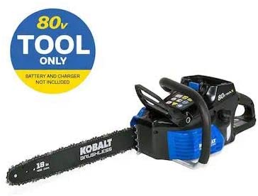 2025 80-volt Max-volt Lithium Ion (Li-ion) 18-in Cordless Electric Chainsaw