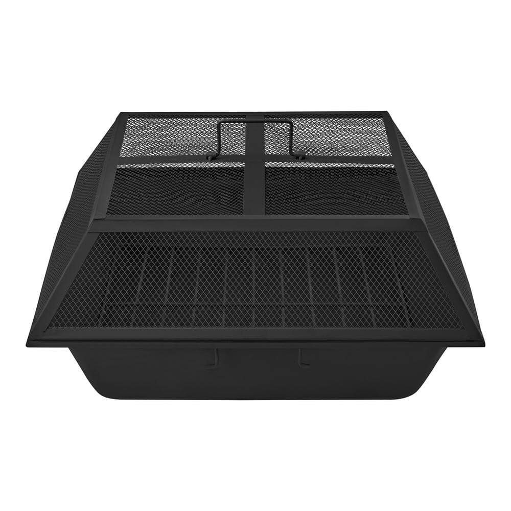 2025 24′′ Steel Fire Pit Insert Set with Mesh Cover, 3-Piece Replacement Kit