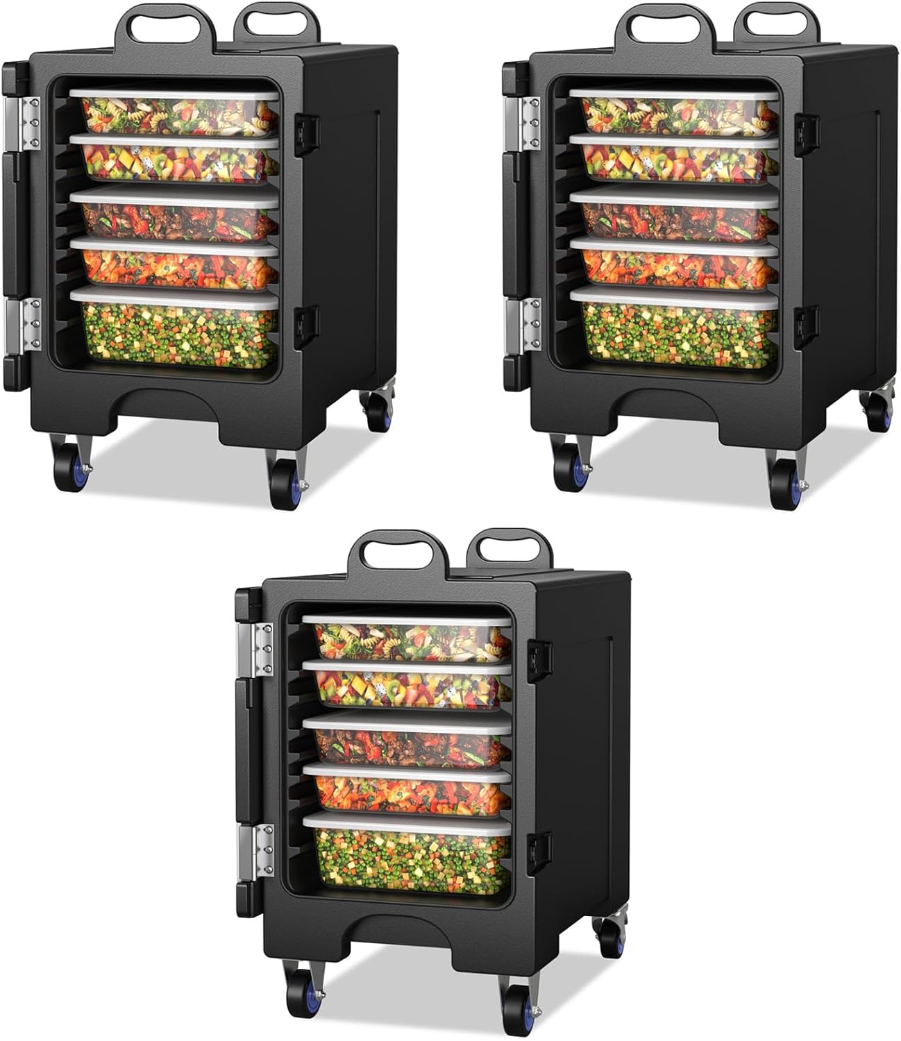 2025 Insulated Food Pan Carrier for 5 Full-size Pans