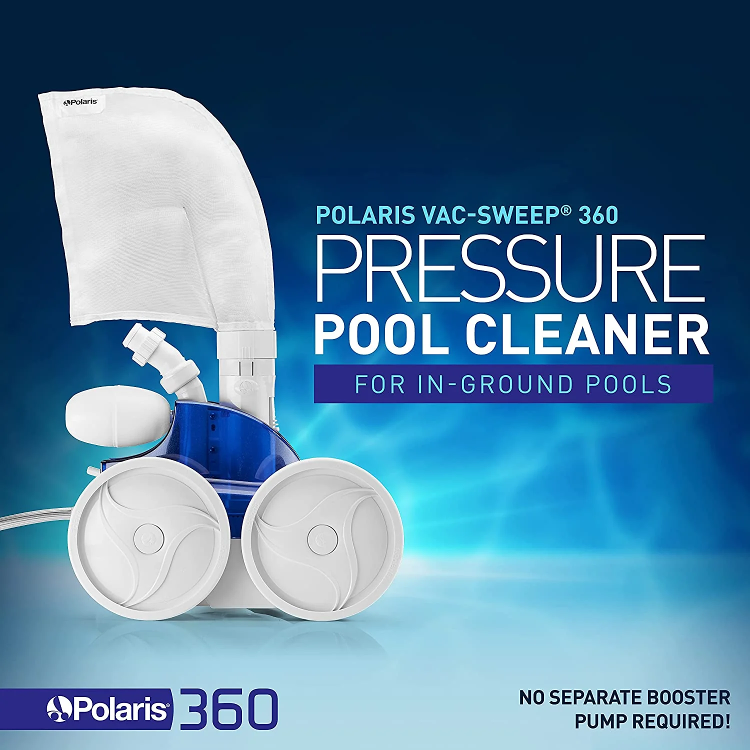 360 Pressure Inground Pool Cleaner, Triple Jet Powered
