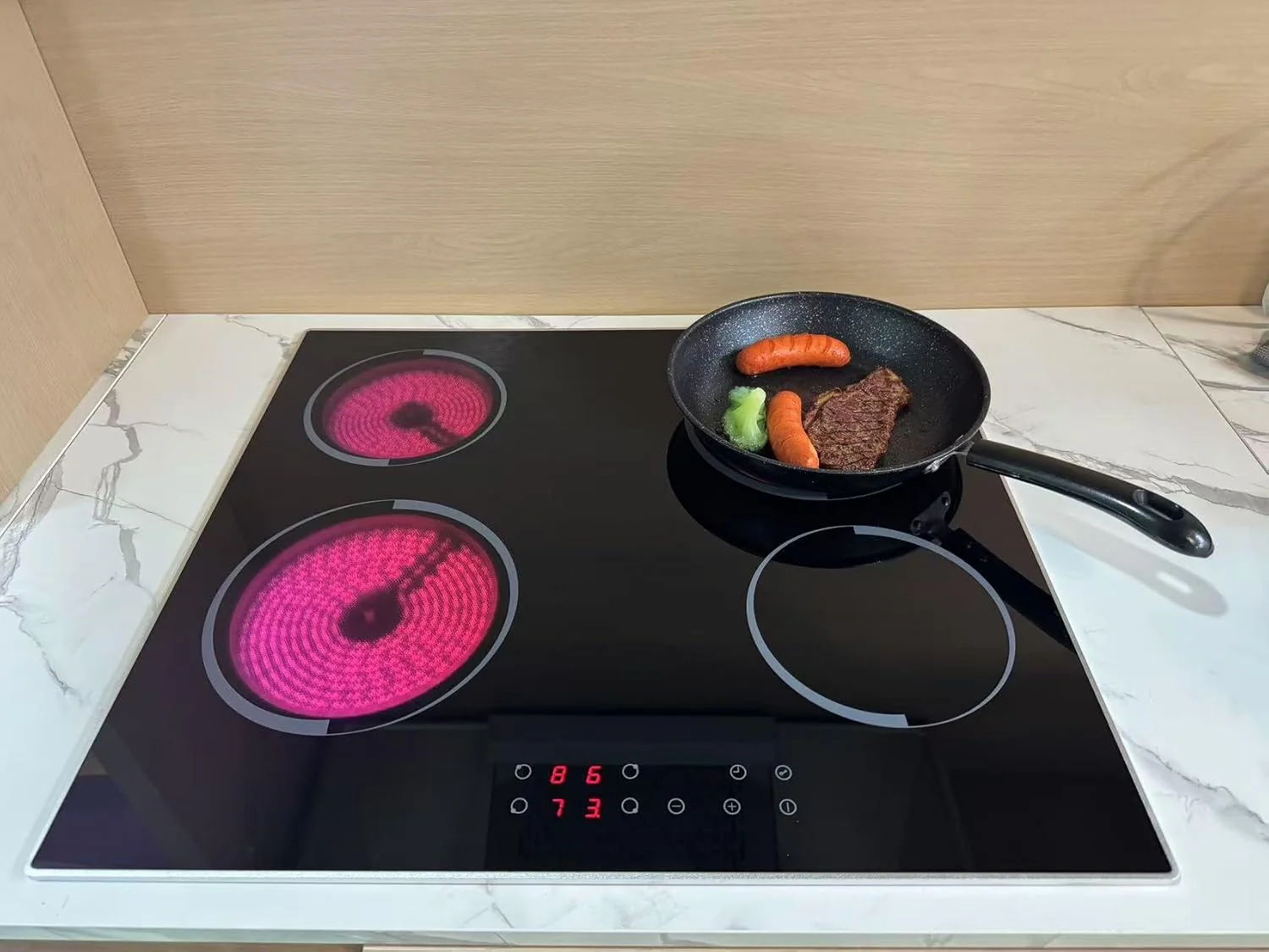 Electric Cooktop 30 Inch - 5 Burners Built-in Ceramic Cooktop, 30