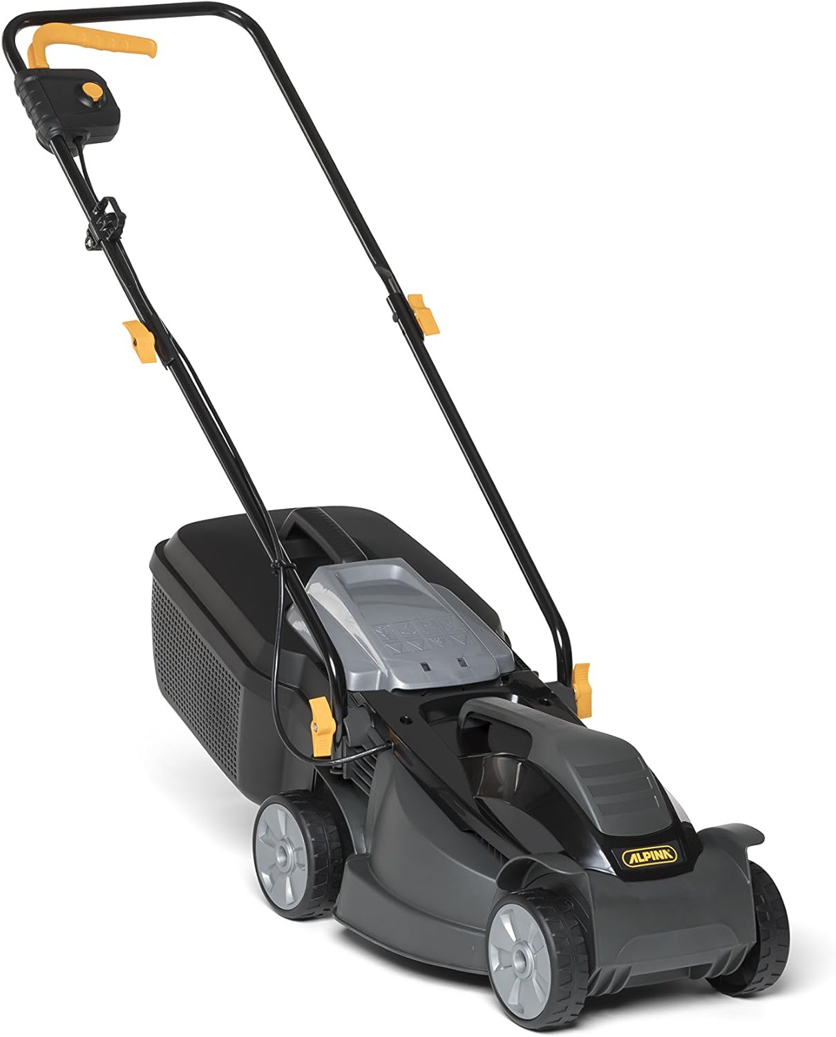 Alpina AL1 34 E Elektro-Rasenmher, Schnittbreite 34 cm, 1200 W, 35 L Kunststoff-Grasfangkorb