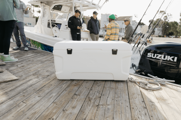 150 Qt Latitude Marine Hard Side Cooler, White