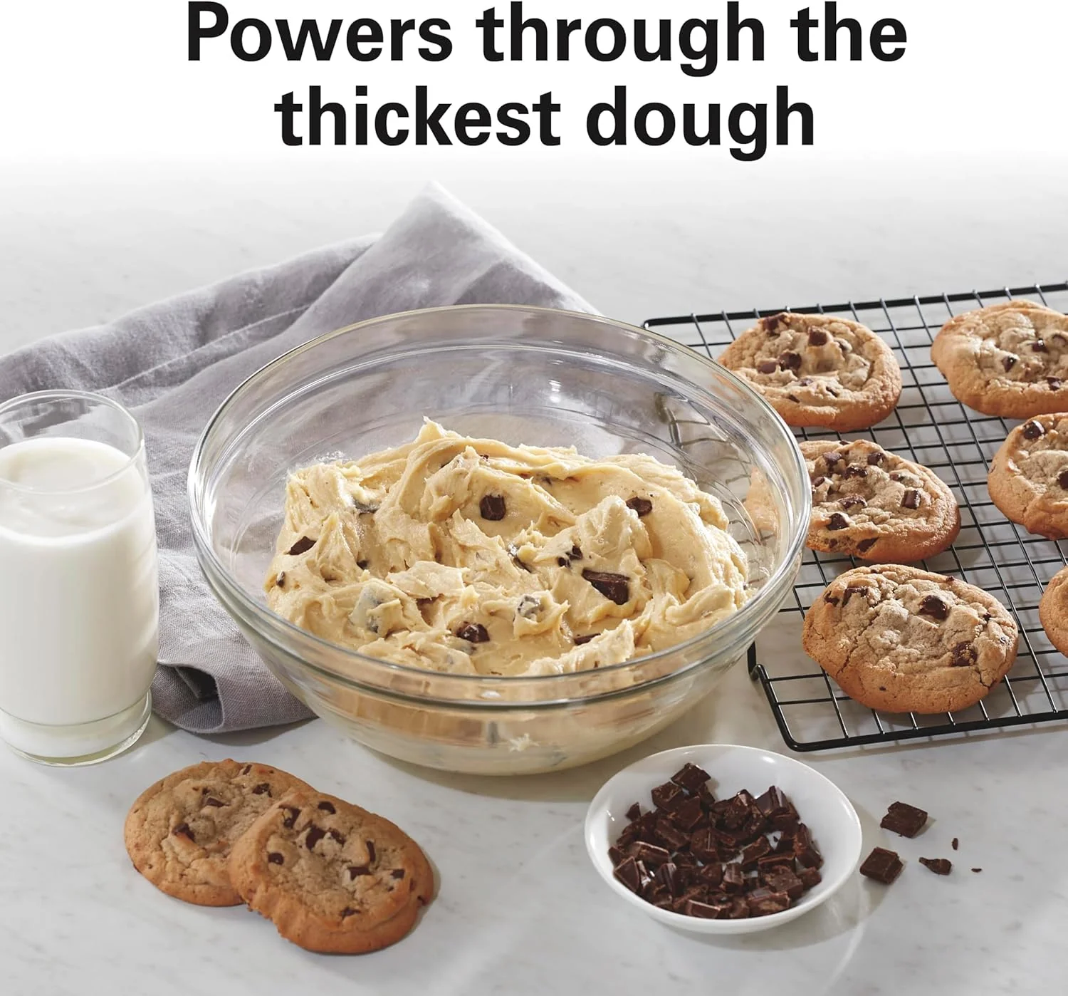 Hamilton Beach Electric Stand Mixer, 4 Quarts, Dough Hook, Flat Beater Attachments, Splash Guard 7 Speeds with Whisk, Black