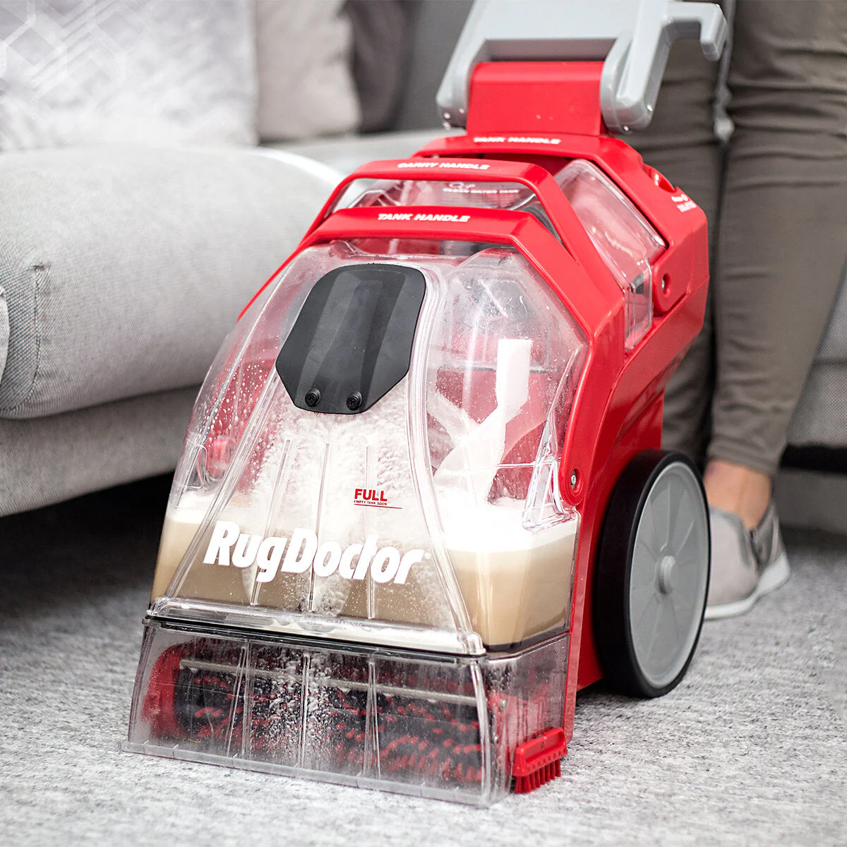 2025 Rug Doctor Deep Carpet Cleaner with 2 x 1L Carpet Detergent