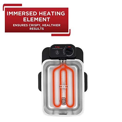 2025 T-Fal Ultimate Steel Deep Fryer with Basket 3.5 Liter Oil and 2.6 Pound Food Capacity