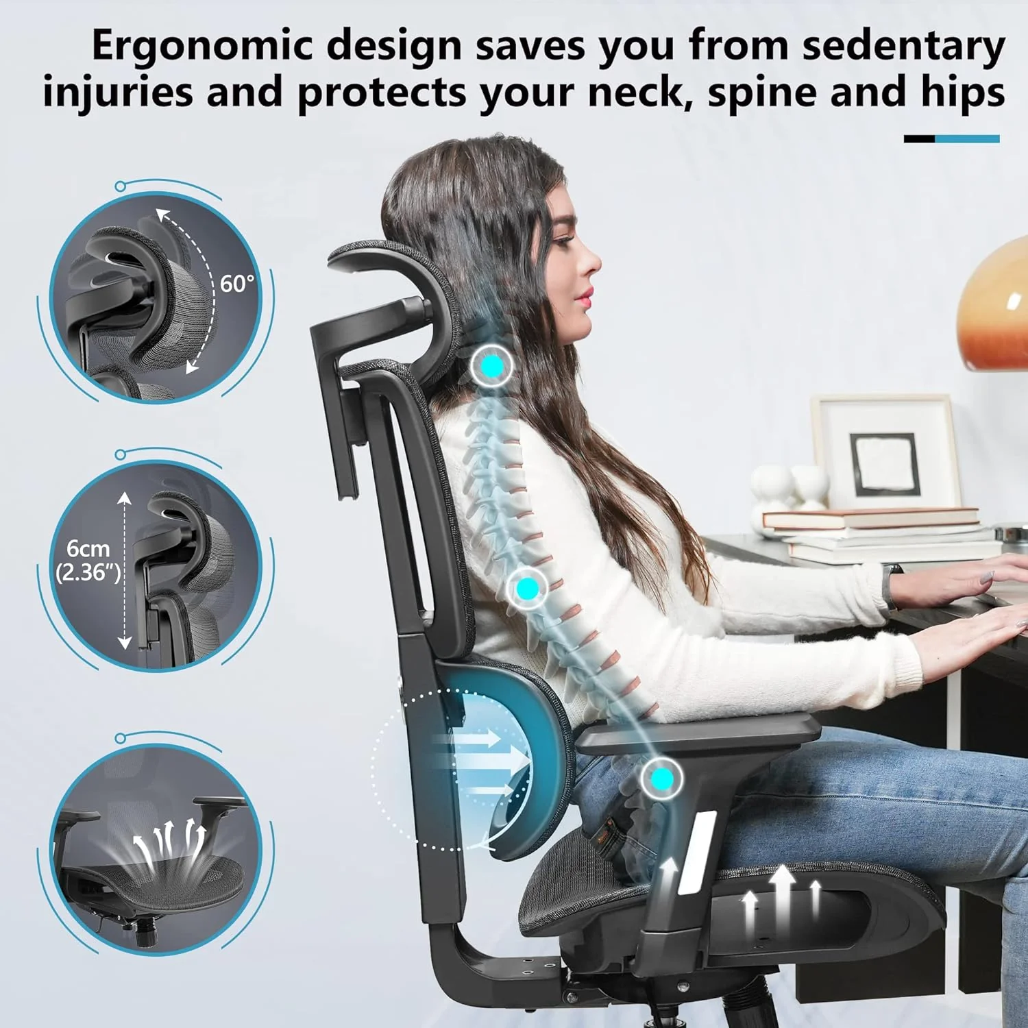 2025 Gaming chair ergonomic office chair