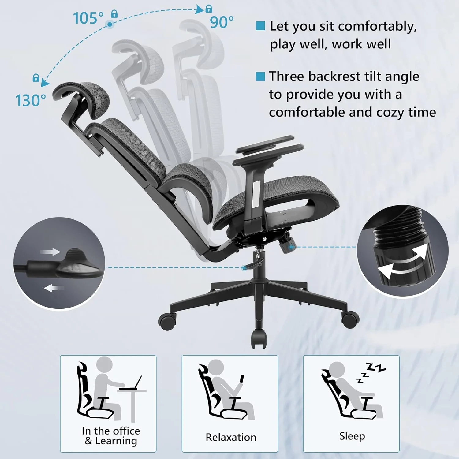 2025 Gaming chair ergonomic office chair