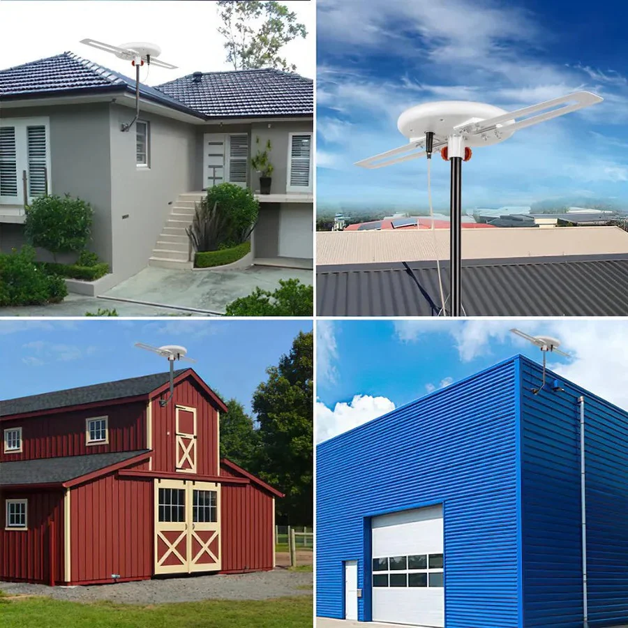 Extended Range 2025 Digital Omni Directional HDTV Antenna Free HDTV Channels