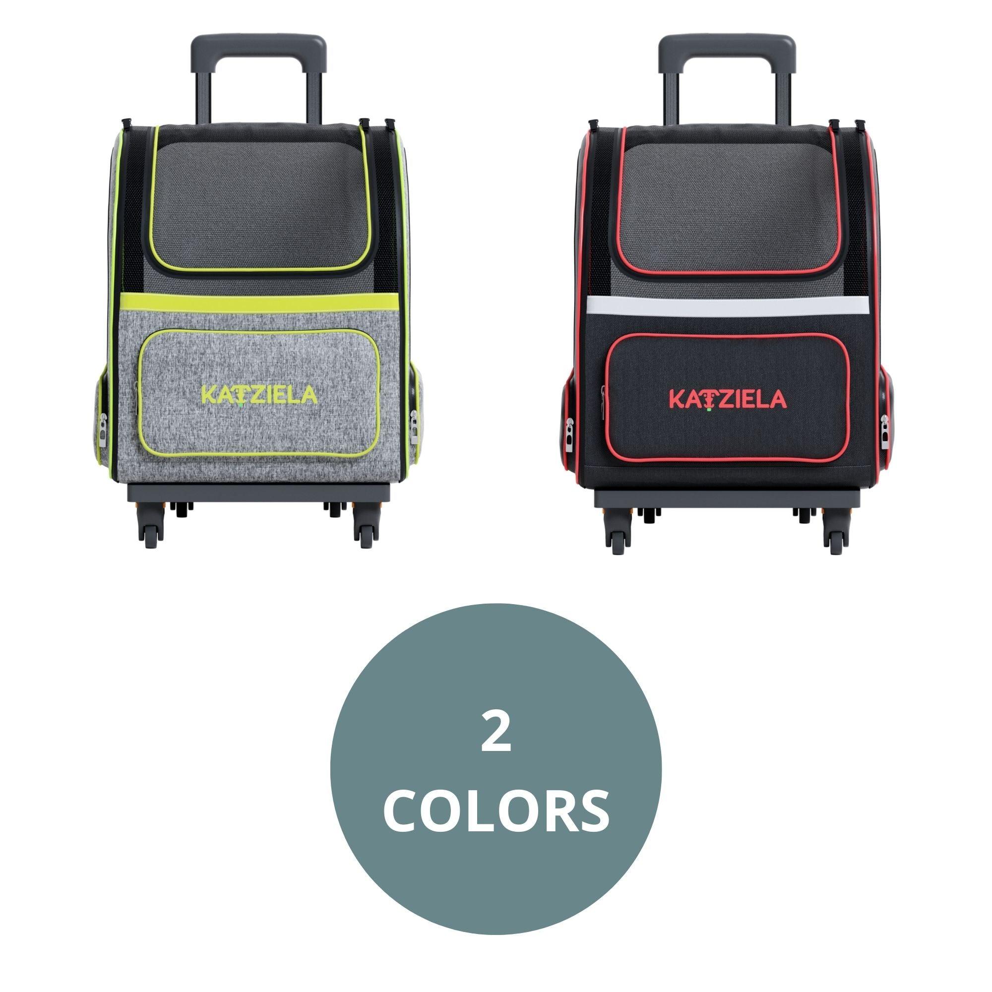 2025 Hybrid Adventurer Pet Backpack with Removable Wheels and Telescopic Handle