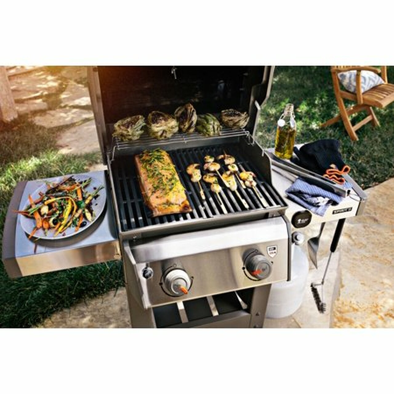 2025 Weber Spirit II E-210 Propane Gas Grill, Black