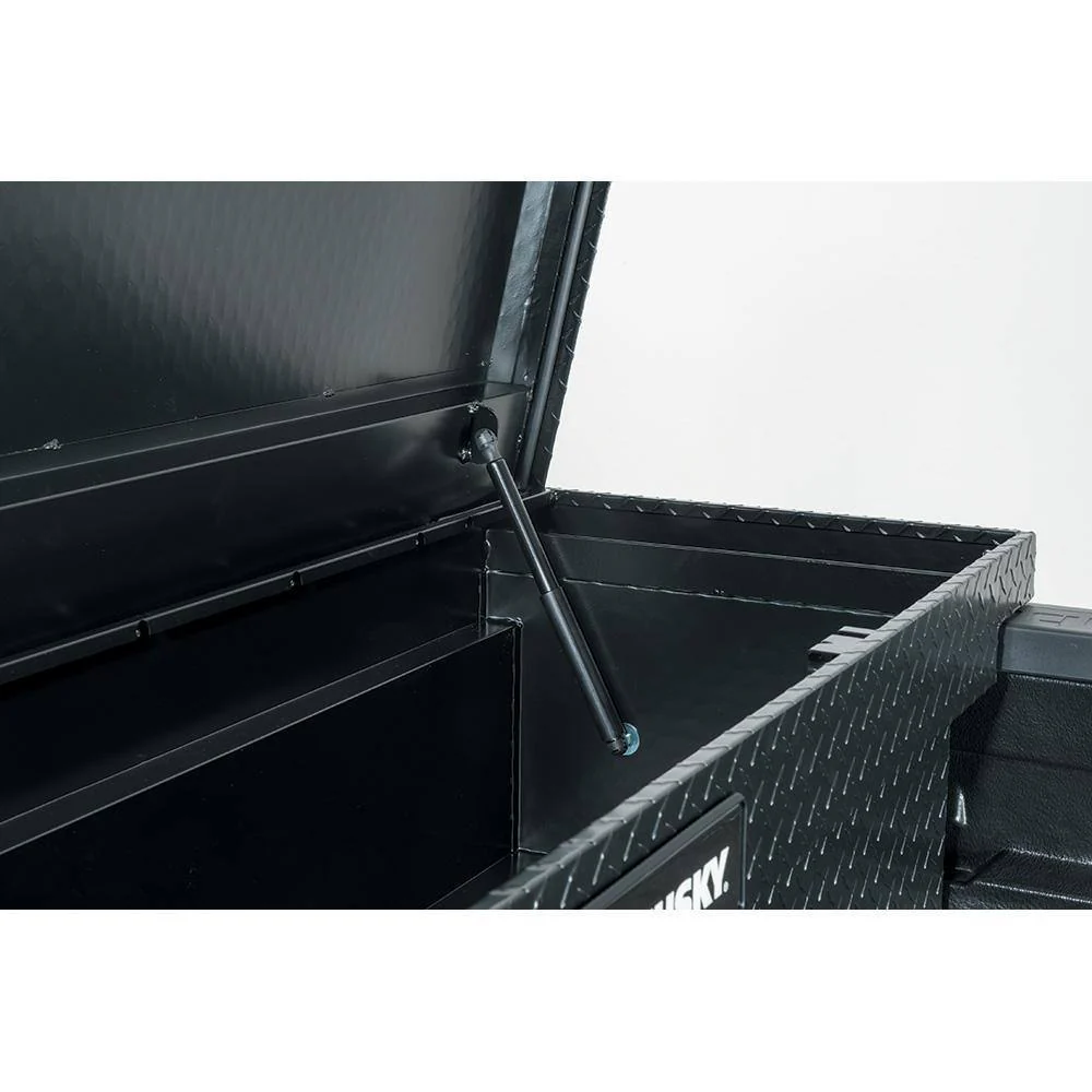 61.86 Matte Black Aluminum Low Profile Truck Tool Box for Mid-Size Trucks
