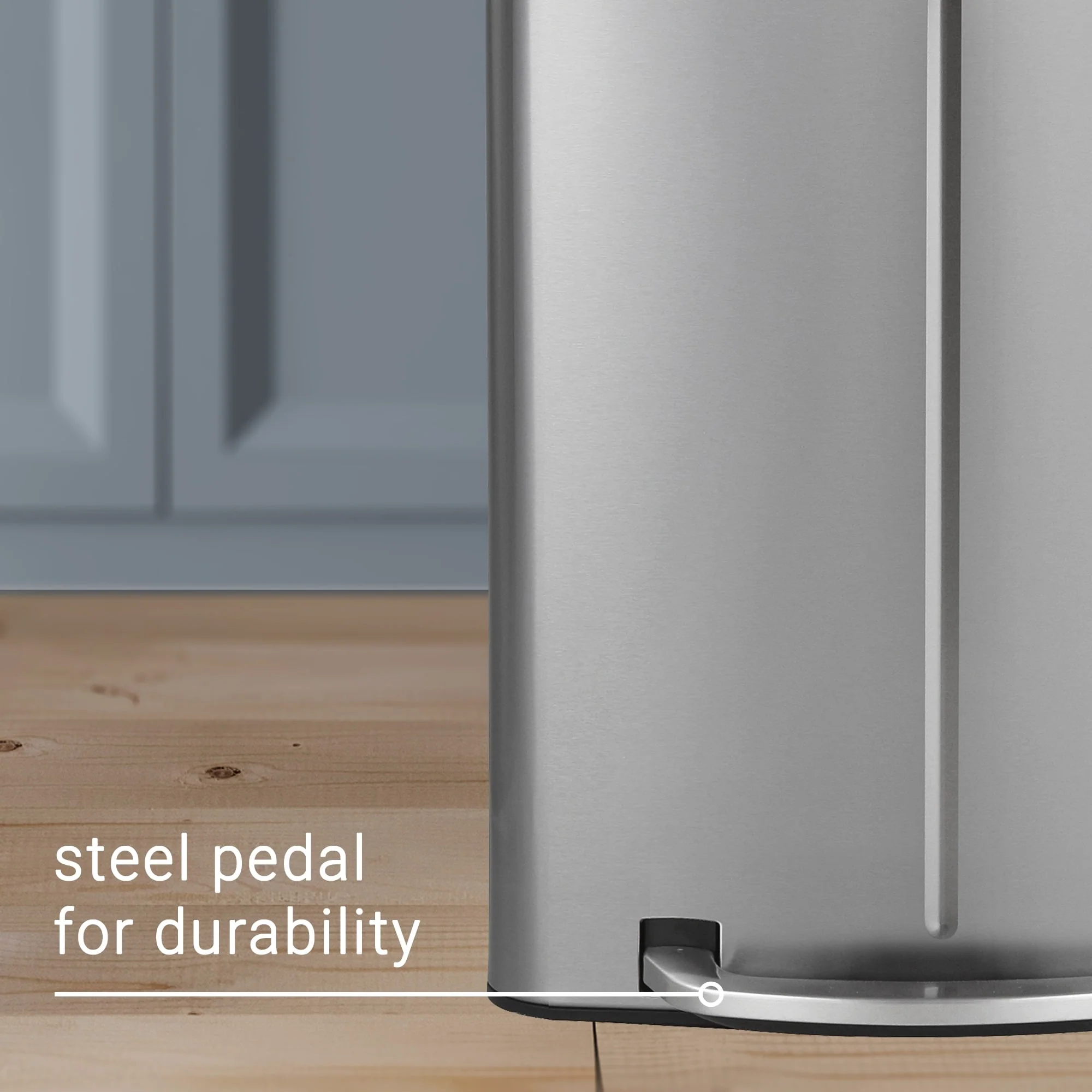 happimess 10.6-Gallon Double Bucket Trash Can with Soft Close Lid