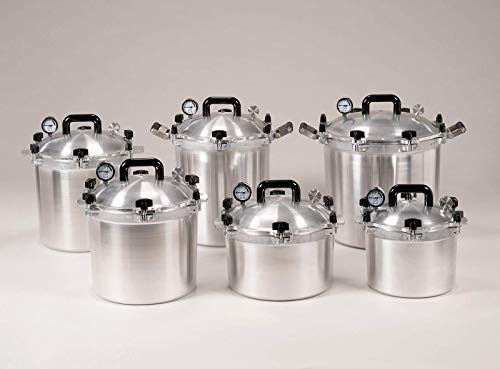 2025 All American 930 Canner Pressure Cooker, 30 qt, Silver