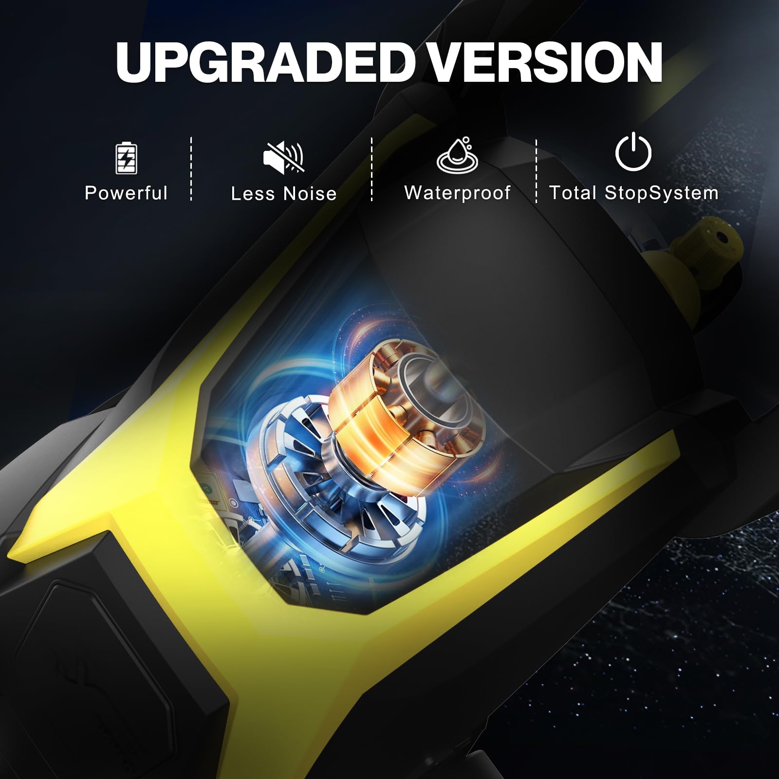 SEN-QII 4800PSI 3.2GPM Max Electric Pressure Washer with 20FT Hose and 35FT Cord