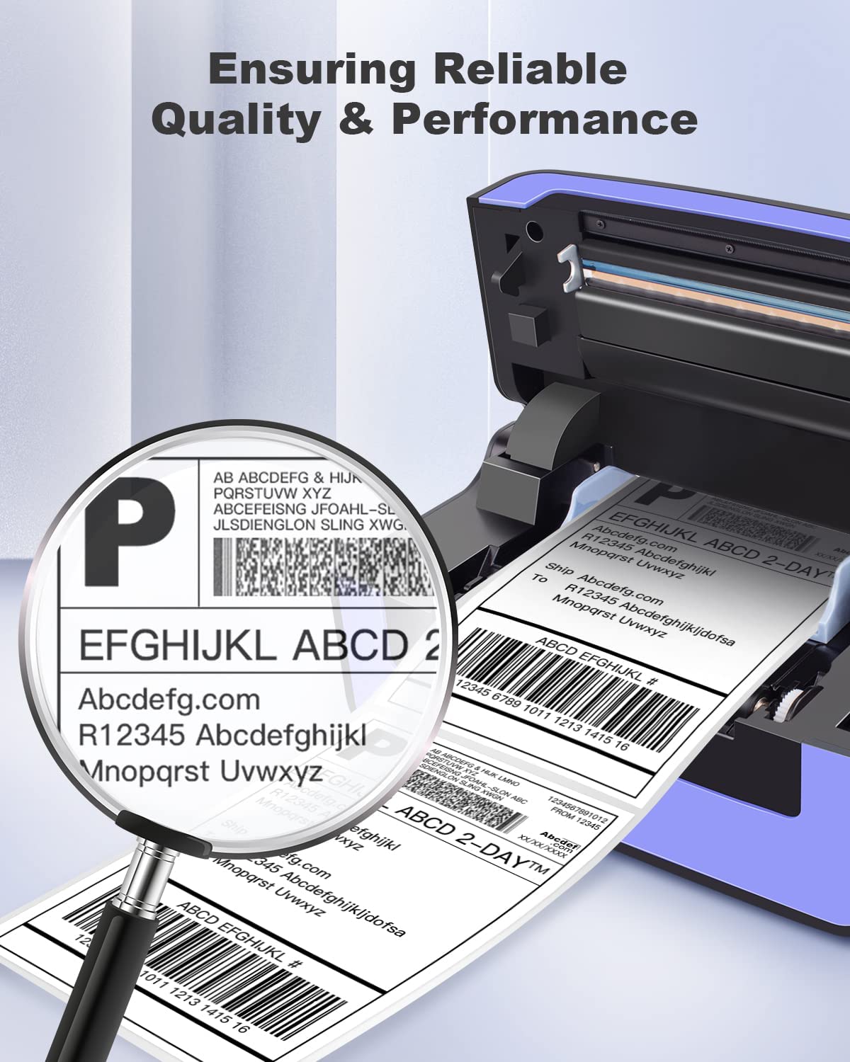 Polono Label Printers – 150mm/s 4×6 Thermal Label Printer